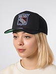 Бейсболка MITCHELL NESS арт. HP9572-NYABLCK New York Rangers NHL (черный)